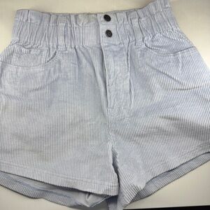 Hollister High Waist Light Blue Shorts